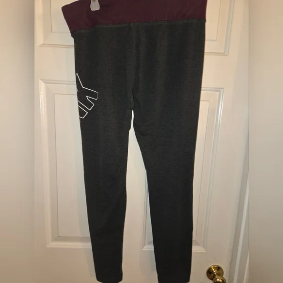 Pink Womens Leggings - Gray and Purple - Picture 2 of 3